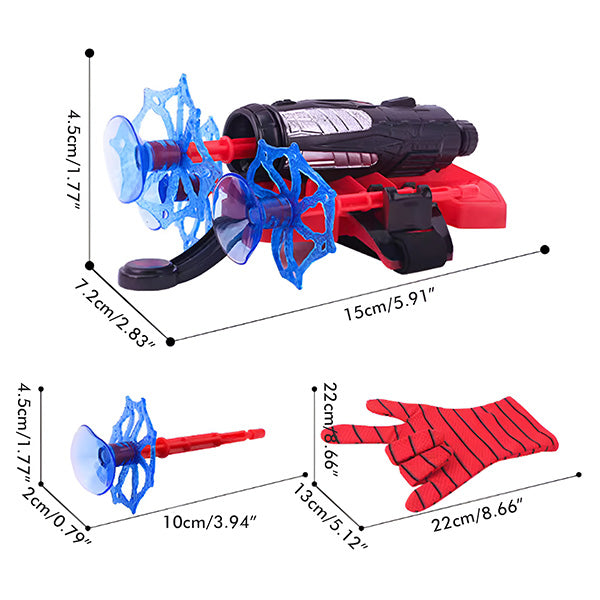 Guante que dispara telas de araña SPIDERGLOVE